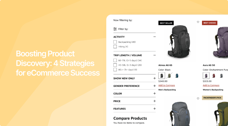 Boosting Product Discovery: 4 Strategies for eCommerce Success
