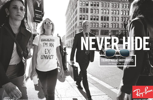 prodocut attributes and benefits ray ban never hide