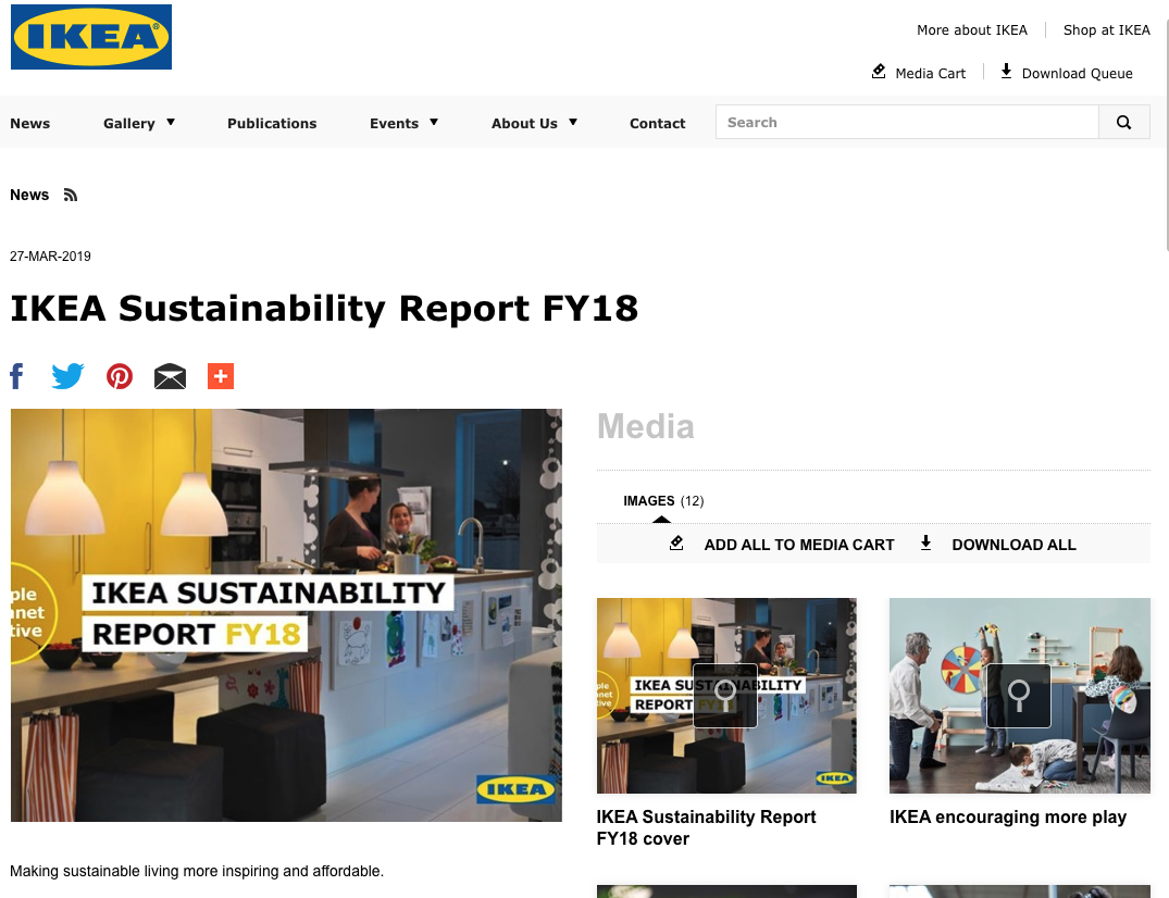 psychographic segmentation IKEA sustainability report 